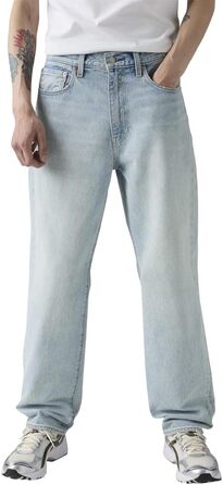 Чоловічі джинси Levi's 568 Loose Straight світло-блакитні Baby Blue Essentials, 34W/34L