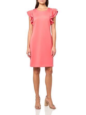 Сукня Tommy Hilfiger жіноча з короткими рукавами-воланами, Sherbet (38)