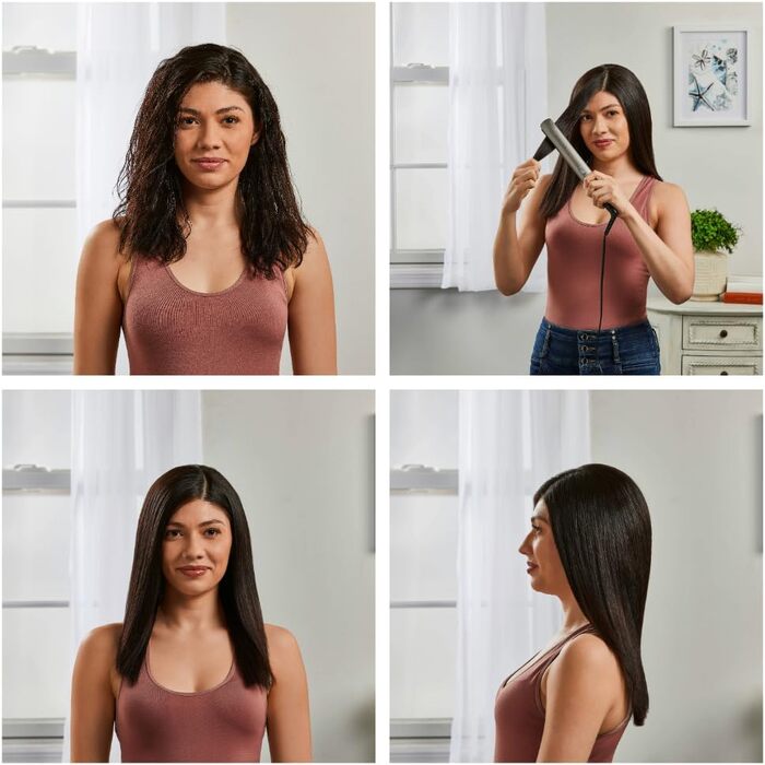 Професійний випрямляч для волосся Remington Keratin Protect S8593 з керамічним покриттям, мигдальною олією та цифровим дисплеєм (160-230°C)