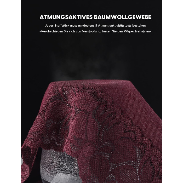 Сліпекс жіночі бавовняні труси ALTHEANRAY - 6 шт. (S, смугасті)