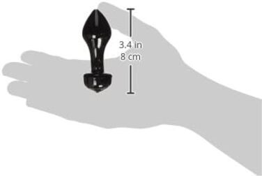 Масажер скляний ручної витримки PIPEDREAM Icicles No 29, блакитний (чорний), 1 шт.