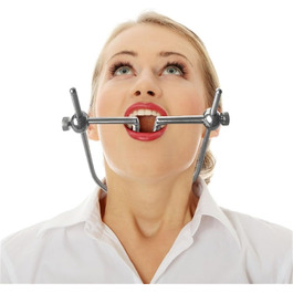 Набір для BDSM: кульові кайдани та заглушка для рота з нержавіючої сталі MFMYEE