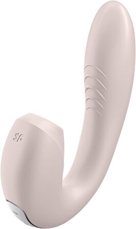 Satisfyer Sunray Connect App Rabbit - вібратор для жінок з підключенням по Bluetooth | Кліторальний та G-точковий масаж | Водостійкий (IPX7) | Бездротовий | З високоякісного силікону | Рожевий колір