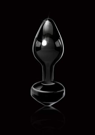 Масажер скляний ручної витримки PIPEDREAM Icicles No 29, блакитний (чорний), 1 шт.