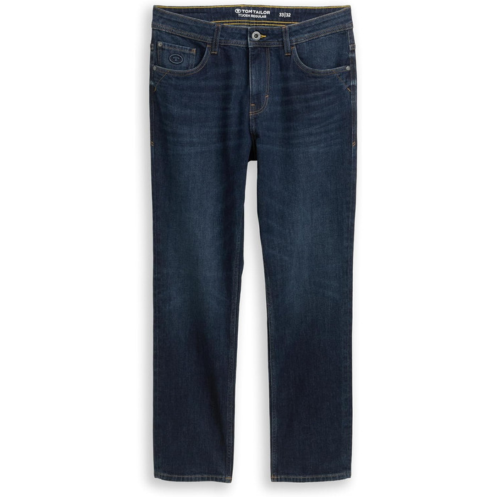 Чоловічі джинси Tom Tailor Josh Regular Slim Fit, темно-сині (Blue Denim Dark Wash), стрейч