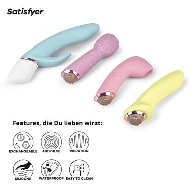 Набір вібраторів Satisfyer Marvelous Four | 4 в 1 | Для жінок | Водонепроникний (IPX7) | Преміум якість
