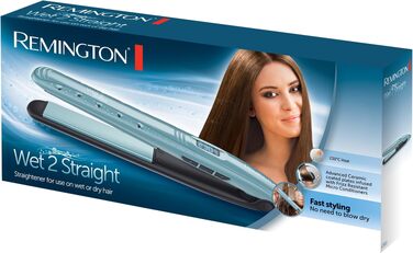 Випрямляч для волосся Remington Wet2Straight S7300 для вологого та сухого волосся, з LCD-дисплеєм та антифриз-ефектом, 140-230°C