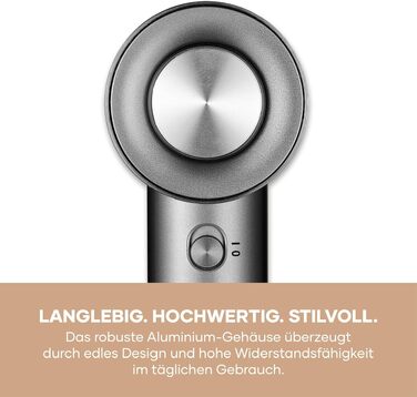 Іонний фен для волосся Severin S-Style Speed Pro HT 0171, 2000 Вт, BLDC-мотор, з дифузором та концентратором, антрацит