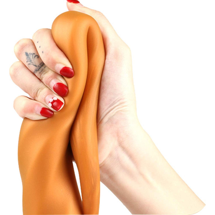 Анальний плаг Roluck для чоловіків, 54 см, з м'якого силікону, з присоском для масажу простати та анального оргазму