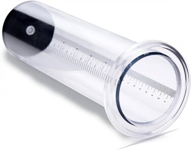 Вакуумний насос для збільшення статевого члена з манометром, аксесуар для чоловіків, преміум-якість, м'який та гнучкий (22.9*4.4 см)