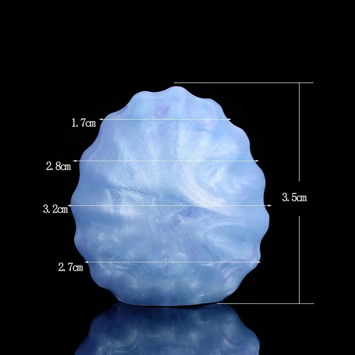 Анальні кульки з рідкого платиновиго силікону HXLXW для стимуляції G-точки та розширення анусу (3 шт.)