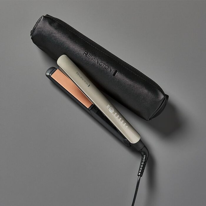 Професійний випрямляч для волосся Remington Keratin Protect S8593 з керамічним покриттям, мигдальною олією та цифровим дисплеєм (160-230°C)