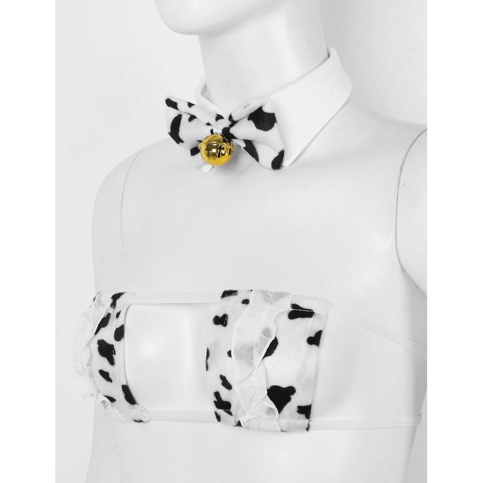 Костюм горничної JasmyGirls: сексуальний сет з мереживом, леопардовий бюстгальтер та трусики, стиль аніме, для дорослих