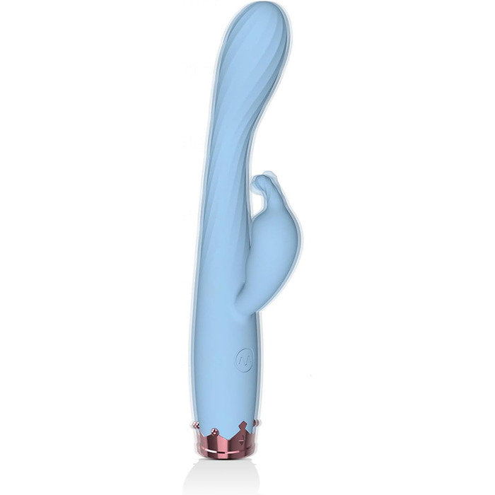 Вібратор для жінок Klitoris та G-точка, силіконовий кролик, 10 режимів вібрації, сексуальні іграшки для дорослих, блакитний