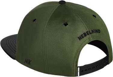 Кепка-снэпбек Nebelkind Unisex з принтом Barbed Wire, регульований розмір, стиль streetwear, колір оливковий