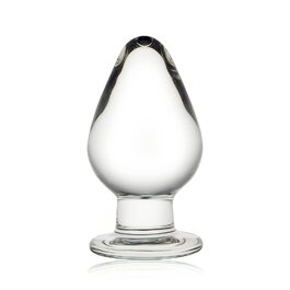 Анальний розширювач зі скляним конусом Kristall (6 см) для жінок та чоловіків