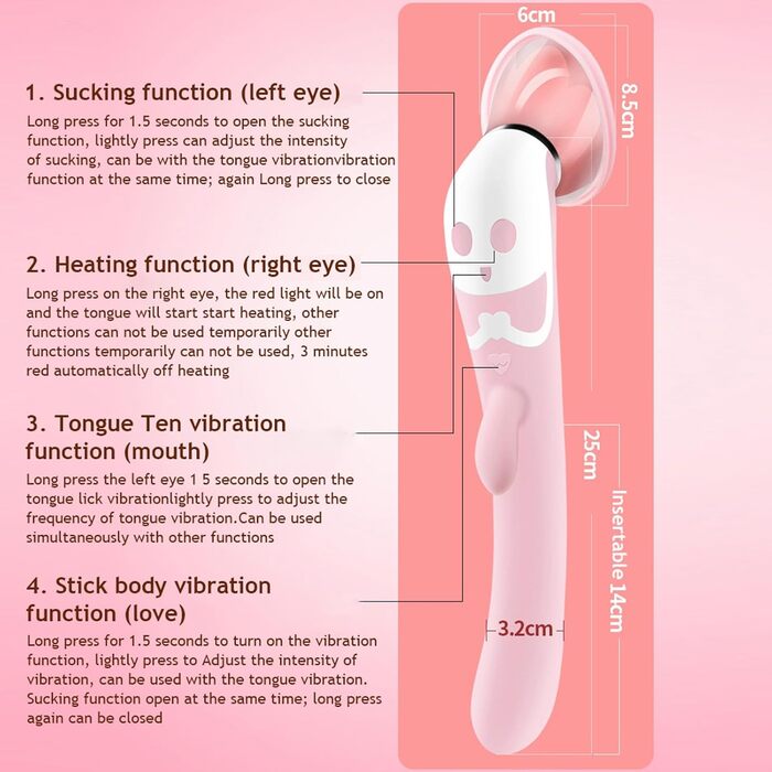 Вібратор ZWFUN для жінок 3-в-1: стимуляція сосків, клітора та G-точки. 12 режимів, вакуумна стимуляція, сексуальна іграшка для пар