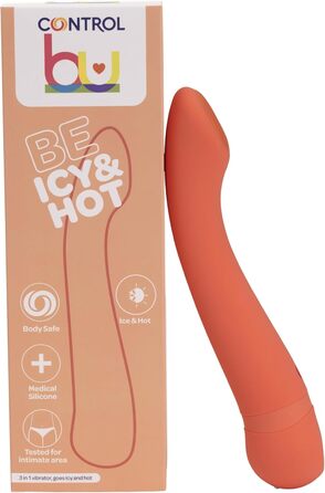 Вібратор Control Bu Rabbit з ефектом штовхання та гнучким вібраційним важелем - Be Playful (BU BE ICY&HOT)