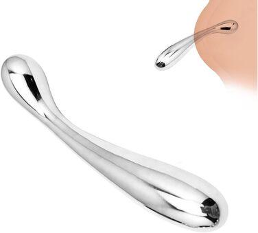 Анальний плагін з подвійними кінцями, металевий, для масажу, стимуляції G-точки, анальний гачок, з нержавіючої сталі, секс-іграшка для жінок та чоловіків