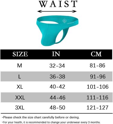 Тангі (сліп) для чоловіків BIATWOWR з еластичного матеріалу без етикетки, сексуальний та зручний (XL, Зелений)