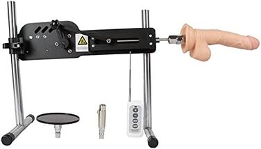 Металева секс-машина Fredorch Big Dildo – для чоловіків, жінок та пар, тиха робота, VAC-U-Lock