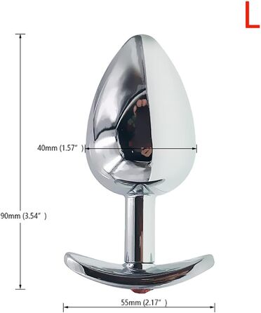 Металевий анальний плаг Jomyu (3 шт.): набір для дорослих, стимуляція G-точки, для пар та самостійного використання