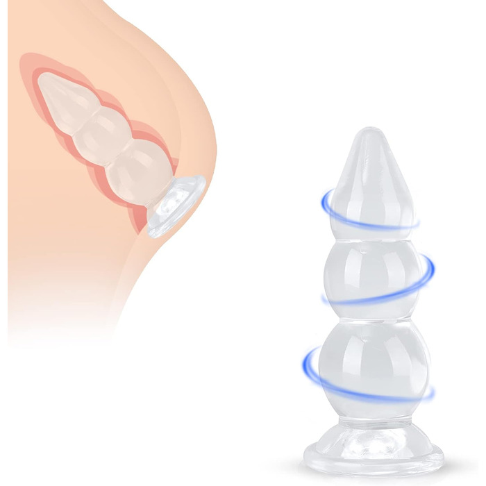 Анальний дildo BDSMYOU, 38 см, з присоскою, для розширення анусу, для чоловіків та жінок, парне використання, екстремальний секс