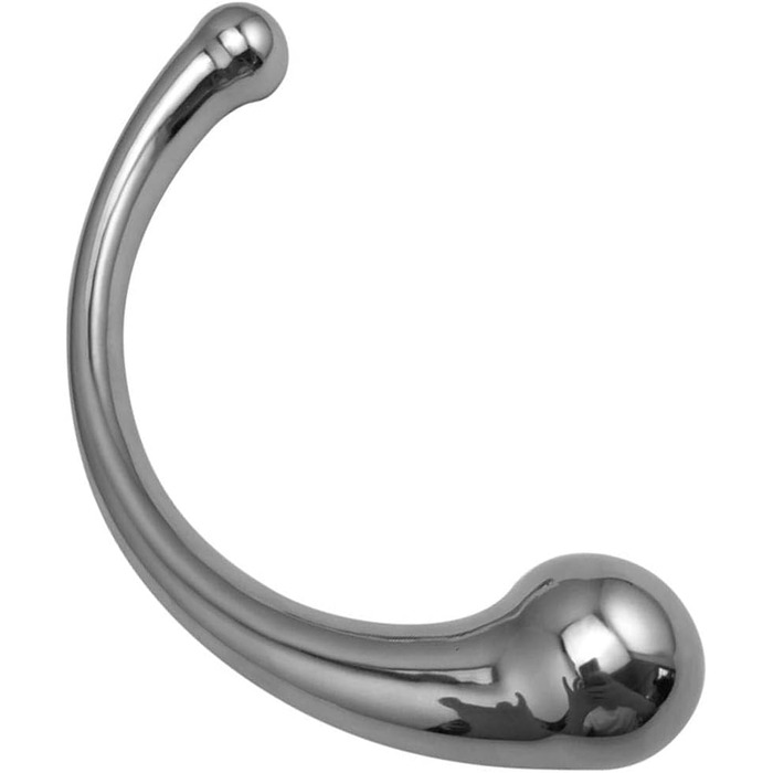 Металевий анальний масажер для простати - стимуляція G-точки, анальний дildo, масажер для чоловіків, нержавіюча сталь