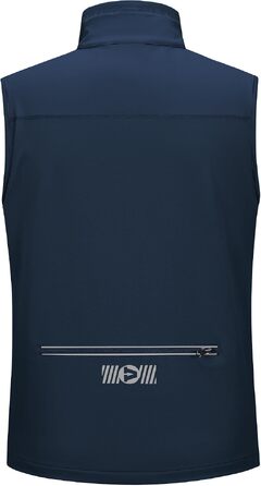 Чоловічий жилет Outdoor Ventures Softshell для велосипеда та активного відпочинку, водонепроникний (M, темно-синій)
