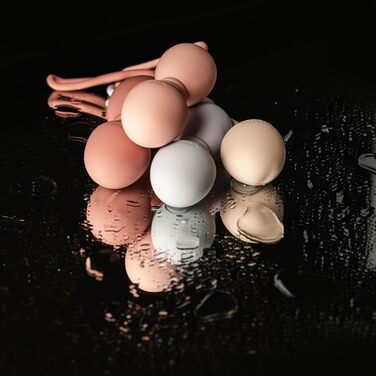 Набір вагінальних кульок Intima Premium з вібрацією | Тренажер для м'язів тазу для жінок | Пристрій для тренування з 10 режимами вібрації та 4 вагами | Кульки для інтимної гімнастики з пультом дистанційного керування | Для жінок