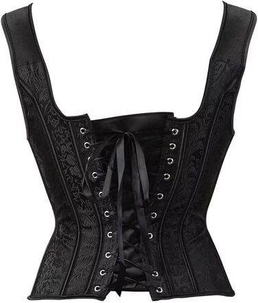 Сукня-корсет з відкритими плечима, чорна, для вечірок та фотосесій, XXL