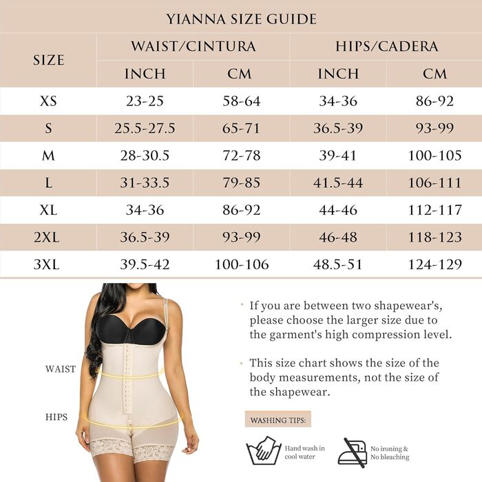 Корсет YIANNA для жінок: формування живота, сильне формування, висока компресія, боді, комбінезон, бежевий 3XL