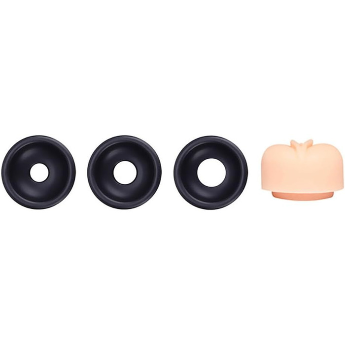 Набір аксесуарів для вакуумного насоса для збільшення статевого члена: 3 помпи, насадка зі штучними губами, 22.9x5.7 см