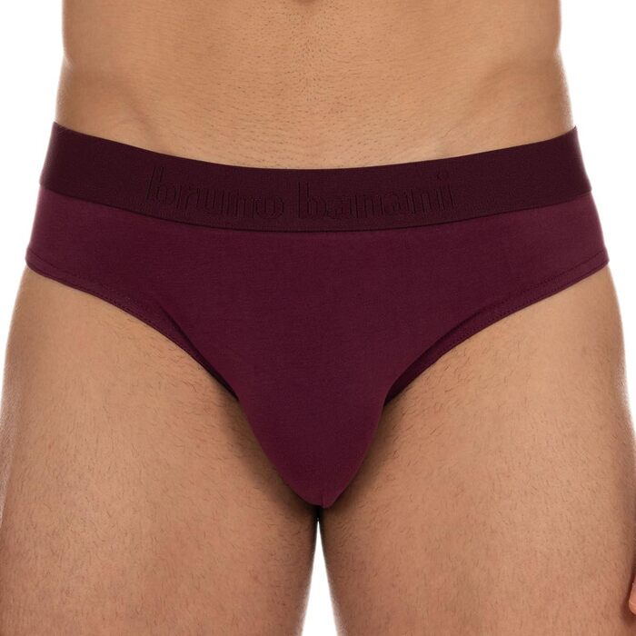 Труси чоловічі Bruno Banani 4 шт. Flowing - бавовна (XXL, чорний/темно-червоний)