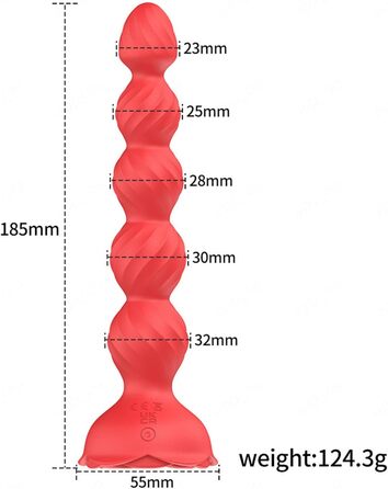Вібратор для анусу з пультом дистанційного керування, 9 режимів, силікон, чорний | Іграшки для дорослих