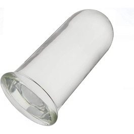 Скляний анальний дildo SAUVASFZ з сукупником, 4-6 см, для масажу простати та анального секса