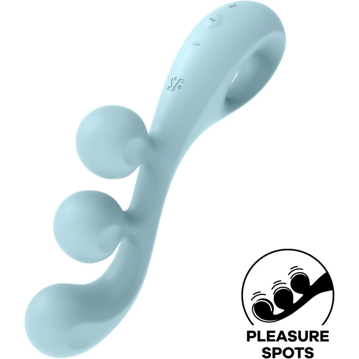 Vibrator Satisfyer Tri Ball 2 з 3 м'ячами | Стимулятор для кліторальної, вагінальної та анальної насолоди | 10 програм, водонепроникний (IPX7), 18 см