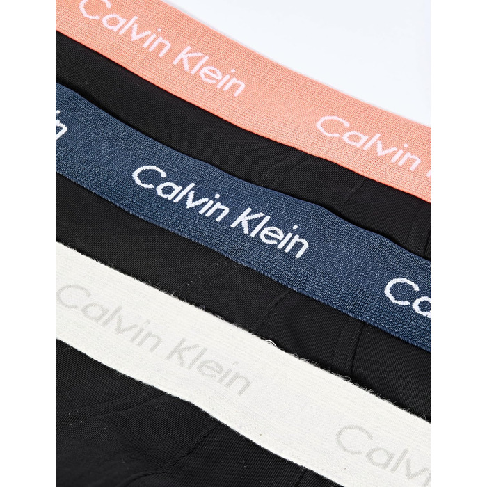 Труси боксер Calvin Klein (3 шт. в упаковці) – чоловіча білизна, чорний, кораловий, білий