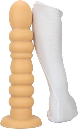 Анальний масажер Yasexx Giant з присоскою та стимулятором G-точки. Великий анальний дилатор для чоловіків та жінок