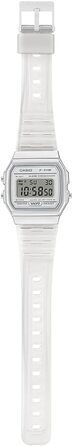 Цифровий унісекс годинник Casio Collection у прозорому корпусі