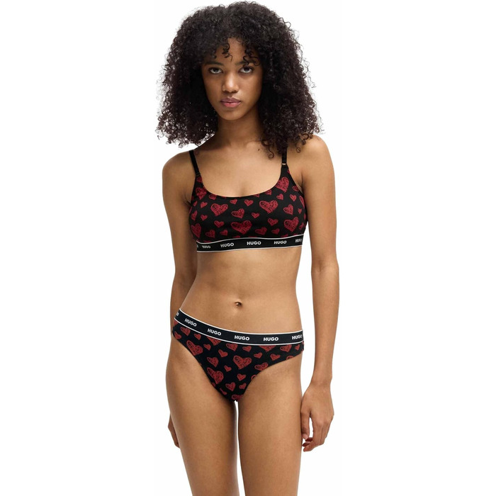 Сліп-штанги HUGO для жінок, сліп-трусики, сліп-білизна, фіолетовий колір, розмір S