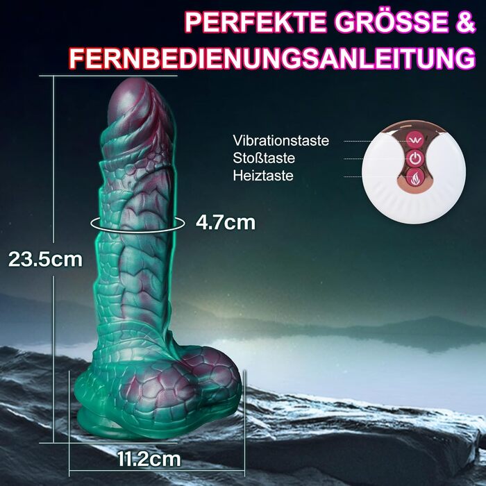 Вібратор для жінок - анальний вібратор з підігрівом та швидкою функцією імпульсу. Іграшки для дорослих, секс-іграшки.