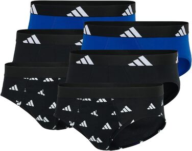 Труси чоловічі Adidas Basic Brief Sips (6 шт.) - L, Різні кольори