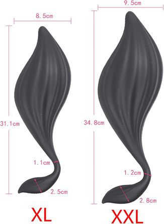 Анальний масажер Axcroo Riesige - великий силіконовий дилда для простати, золото XXL, для чоловіків та жінок