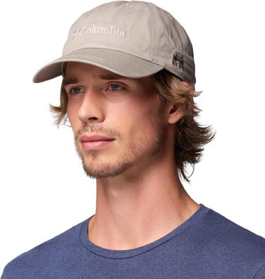 Кепка бейсболка Columbia Provisions Unisex, сіра (Flint Grey) з логотипом та принтом бінокля, один розмір