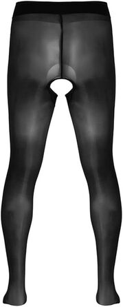 Чоловічі шкарпетки-колготки, сексуальна білизна, колготки з закритими пальцями та відкритим кроком, білий універсальний розмір