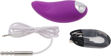 Вібратор для чоловіків PQKuss з нержавіючої сталі, водонепроникний, для масажу простати, 10 частот, фіолетовий