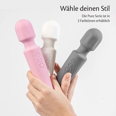Вібратор жіночий Fae Pure Moon Mist - компактний, тихий, з підзарядкою, 160 режимів вібрації