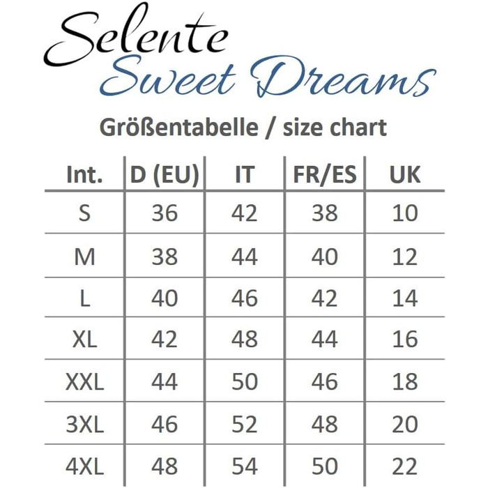 Selente Sweet Dreams: Елегантний короткий нічний халат/піжама для жінок з мереживом, розмір 48, бежевий (виготовлено в ЄС)