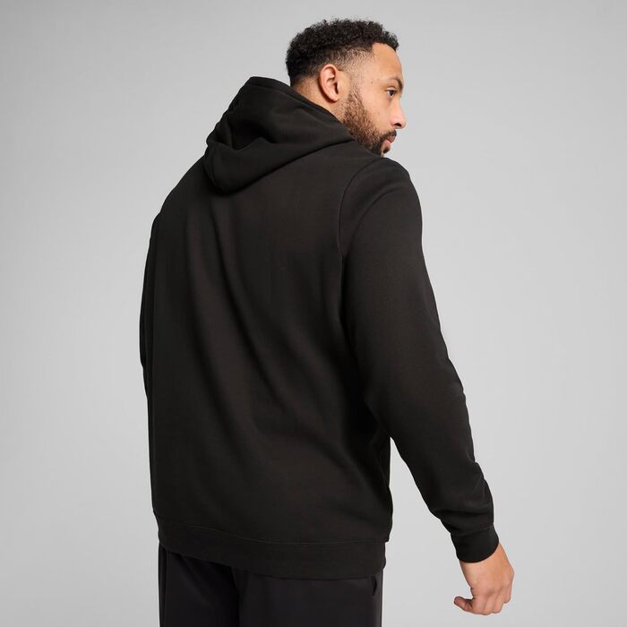 Чоловіча толстовка з капюшоном PUMA Essentials No. 1 Logo Hoodie, чорна, розмір 4XL